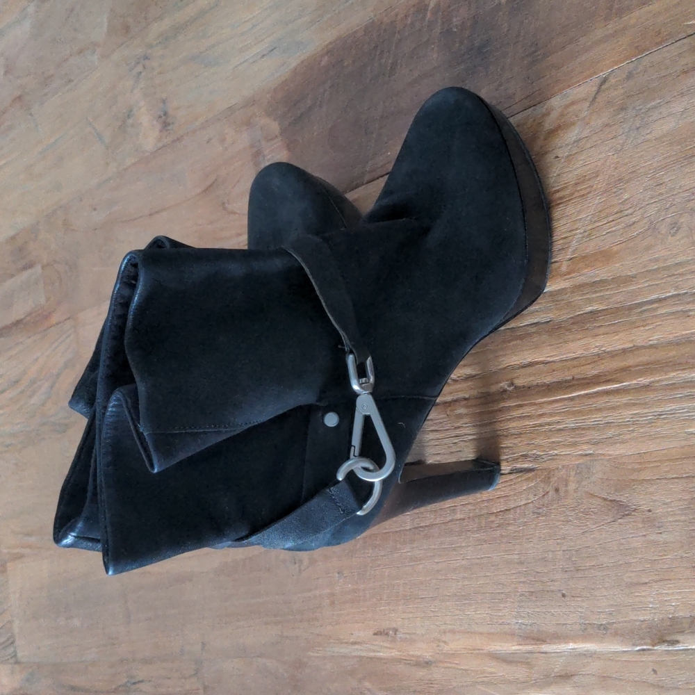 Nine West platform heel boots